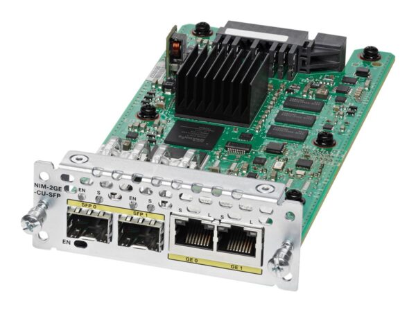CISCO 2-port GE WAN NIM. dual-mode RJ45 & SFP