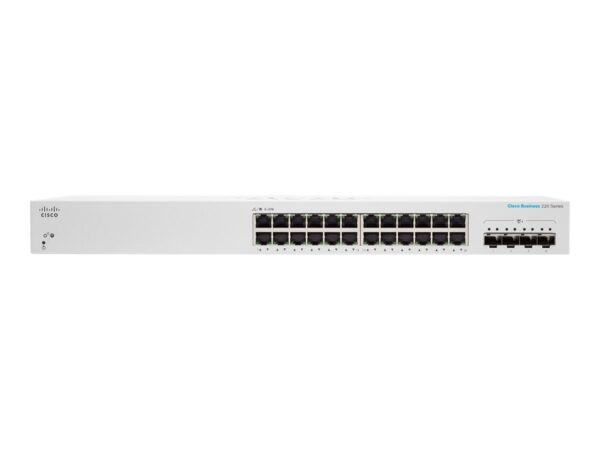 CISCO Business Switching CBS220 Smart 24-port Gigabit 4x10G SFP+ uplink