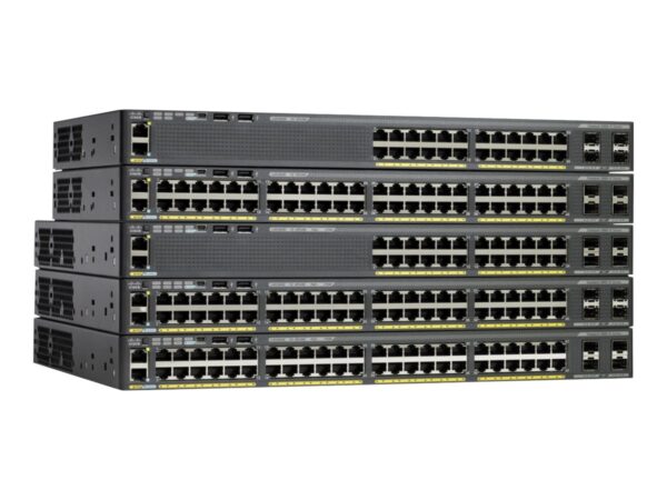 CISCO Catalyst2960-X 48GE PoE 740W 2x10G SFP+ LAN Base REFURBISHED