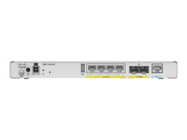 CISCO ISR1100 Router 4 GE LAN/WAN Ports and 2 SFP ports 4GB RAM REMANUFACTURED