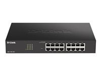 D-LINK 16-Port Layer2 Smart Gigabit Switch16x 10/100/1000Mbps TP RJ-45 Port802.3x Flow Control Trunking up to 8 Ports