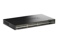 D-LINK 48 Ports GE PoE 30W + 4 Ports 10G SFP+ Smart Managed Switch 370W