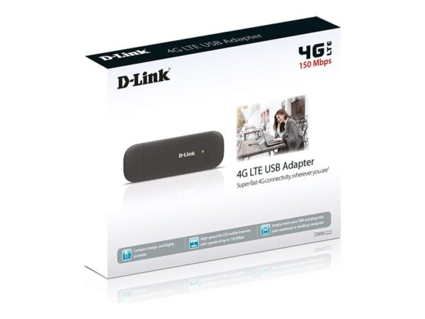D-LINK 4G LTE USB Adapter (Cat4)