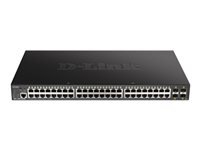 D-LINK 52-Port Smart Managed PoE+ Gigabit Switch 4x 10G dlink green 3.0 48x 10/100/1000Mbit/s TP RJ-45 Port 4x 10Gbit/s Fiber SFP+