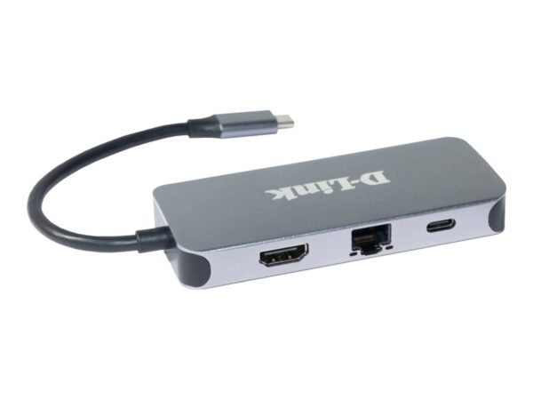 D-LINK 6in1 USB-C Mini Docking Station