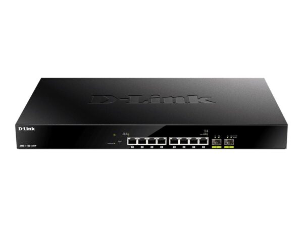 D-LINK DMS-1100-10TP 8-Port 2.5G BASE-T PoE and 2-port 10G SFP+ Smart Managed Switch