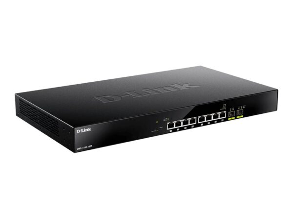 D-LINK DMS-1100-10TP 8-Port 2.5G BASE-T PoE and 2-port 10G SFP+ Smart Managed Switch