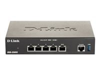 D-LINK Double-WAN Unified Services VPN Router 1 Gigabit WAN Port 3 Gigabit LAN Ports 1 Configurable Gigabit Port 950Mbps Firewall