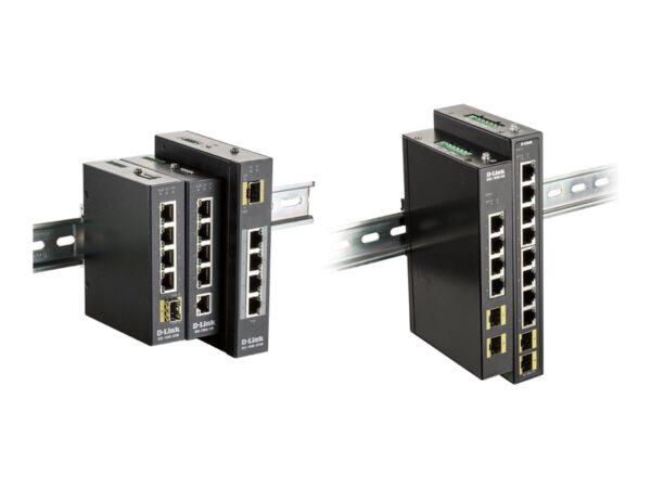 D-LINK Industrial Gigabit Unmanaged Switch 4 Ports Gigabit + 2 Ports SFP
