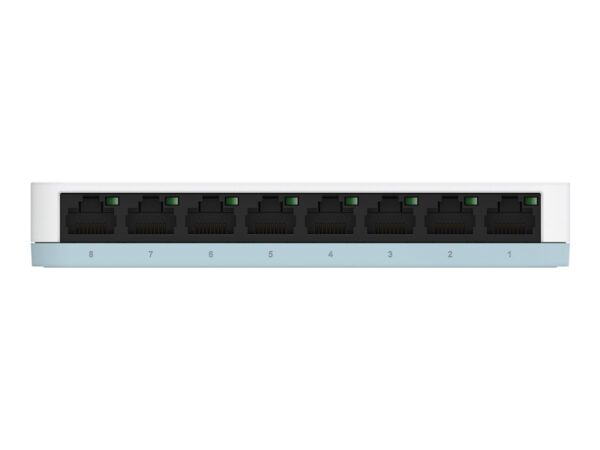 D-LINK Switch 8 Ports 10/100/1000 MBPS Non Rackable – Non Manageable