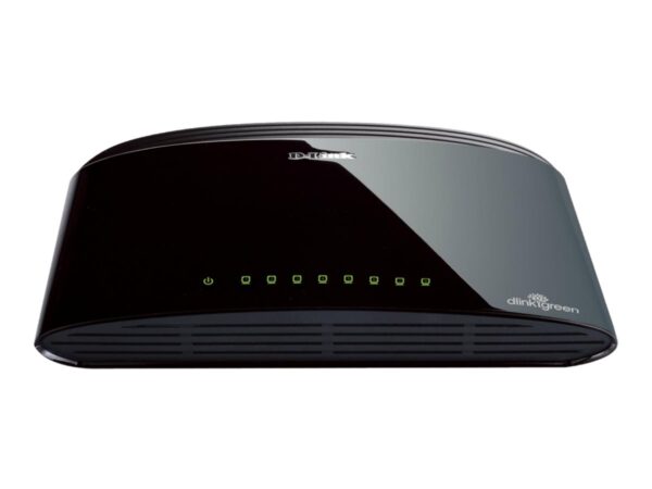 D-LINK Switch 8 Ports RJ45 10/100 MBPS Non Rackable – Non Manageable