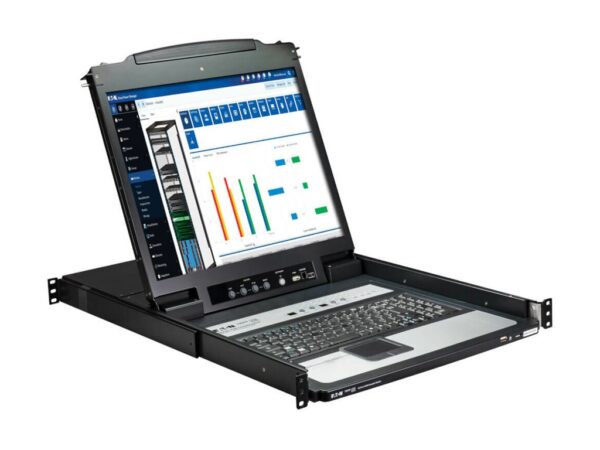 EATON 16Port KVM with 19p LCD Console w 8 cables French version