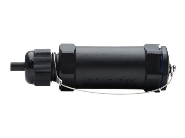 EATON High-Speed Armored HDMI Fiber Active Optical Cable AOC with Hooded Connectors and Reel 4K 60Hz HDR IP68 M/M Black 70m