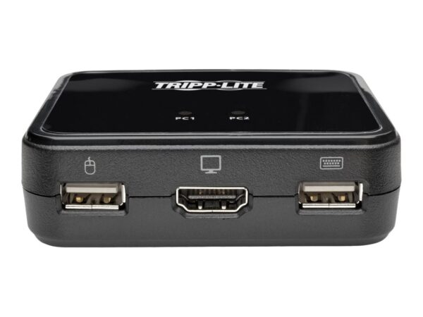 EATON TRIPPLITE 2-Port USB/HD Cable KVM Switch with Audio/Video Cables and USB Peripheral Sharing