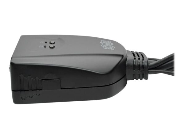 EATON TRIPPLITE 2-Port USB/VGA Cable KVM Switch with Cables and USB Peripheral Sharing