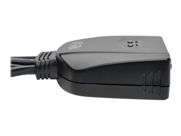 EATON TRIPPLITE 2-Port USB/VGA Cable KVM Switch with Cables and USB Peripheral Sharing