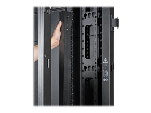 EATON TRIPPLITE 42U SmartRack Shallow-Depth Rack Enclosure Cabinet with doors & side panels