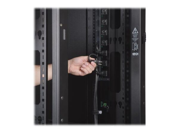 EATON TRIPPLITE 42U SmartRack Shallow-Depth Rack Enclosure Cabinet with doors & side panels