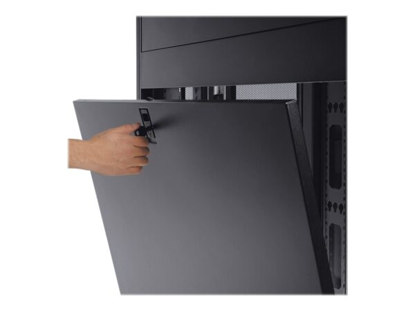 EATON TRIPPLITE 42U SmartRack Wide Standard-Depth Rack Enclosure Cabinet with Doors and Side Panels