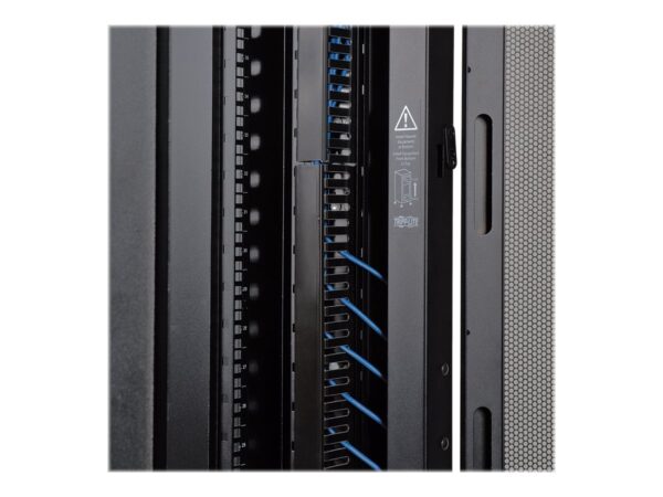 EATON TRIPPLITE 42U SmartRack Wide Standard-Depth Rack Enclosure Cabinet with Doors and Side Panels