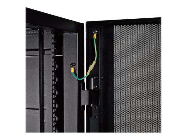 EATON TRIPPLITE 42U SmartRack Wide Standard-Depth Rack Enclosure Cabinet with Doors and Side Panels