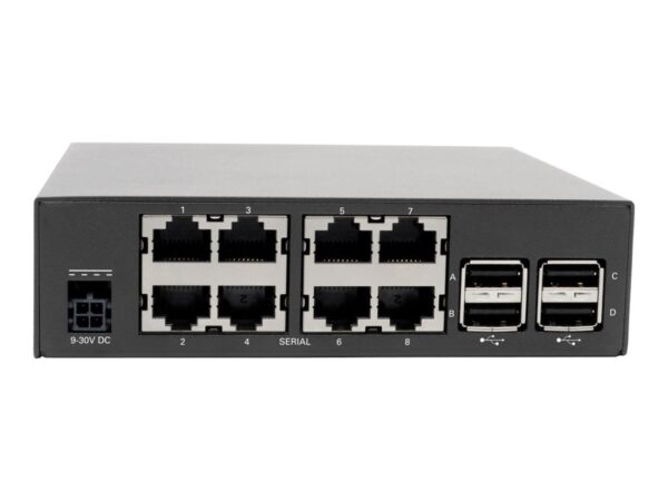 EATON TRIPPLITE 8-Port Console Server with Built-In Modem Dual GbE NIC 4Go Flash and Dual SFP