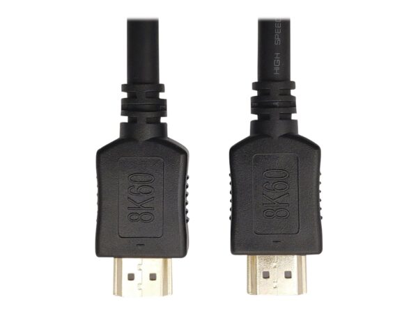 EATON TRIPPLITE 8K HDMI Cable M/M – 8K 60Hz Dynamic HDR 4:4:4 HDCP 2.2 Black 3ft. 0.91m