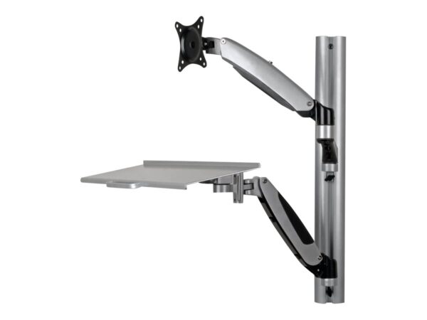 EATON TRIPPLITE Adjustable-Height Wall-Mount Sit-Stand Workstation Single-Display