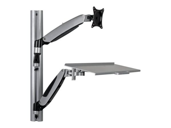 EATON TRIPPLITE Adjustable-Height Wall-Mount Sit-Stand Workstation Single-Display