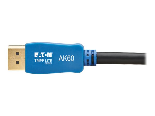 EATON TRIPPLITE DisplayPort 1.4 Cable – 8K UHD 60 Hz HDR HBR3 HDCP 2.2 4:4:4 BT.2020 M/M Black 9 ft. 2.74m