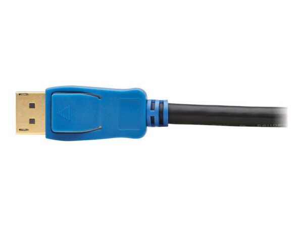EATON TRIPPLITE DisplayPort 1.4 Cable – 8K UHD 60 Hz HDR HBR3 HDCP 2.2 4:4:4 BT.2020 M/M Black 9 ft. 2.74m