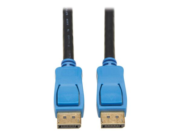 EATON TRIPPLITE DisplayPort 1.4 Cable – 8K UHD 60 Hz HDR HBR3 HDCP 2.2 4:4:4 BT.2020 M/M Black 9 ft. 2.74m