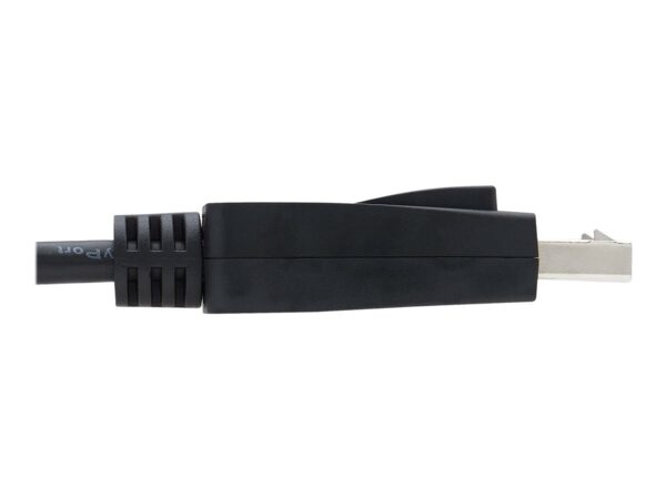 EATON TRIPPLITE DisplayPort 1.4 Cable M/M – UHD 8K HDR 4:2:0 HDCP 2.2 Latching Connectors Black 6ft.