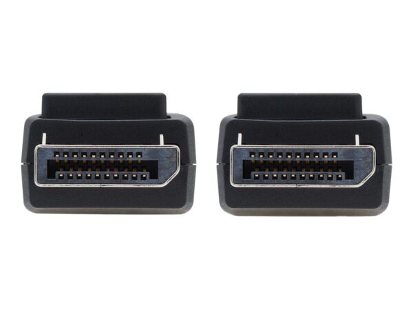 EATON TRIPPLITE DisplayPort 1.4 Cable M/M – UHD 8K HDR 4:2:0 HDCP 2.2 Latching Connectors Black 6ft.
