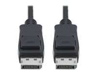 EATON TRIPPLITE DisplayPort 1.4 Cable M/M – UHD 8K HDR 4:2:0 HDCP 2.2 Latching Connectors Black 6ft.