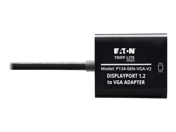EATON TRIPPLITE DisplayPort to VGA Active Adapter Video Converter DP ver 1.2 M/F 6p 15.24cm