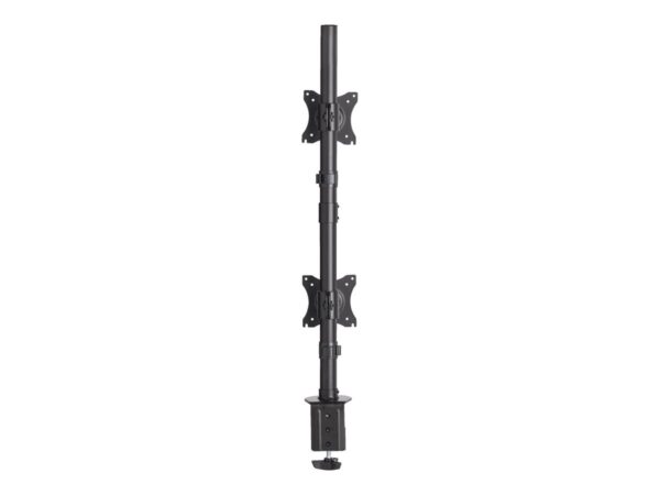 EATON TRIPPLITE Dual Vertical Flat-Screen Desk Stand/Clamp Mount 15inch to 27inch Flat-Screen Displays