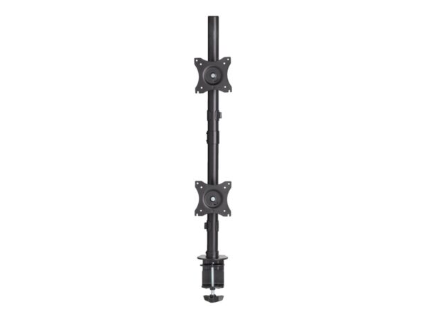 EATON TRIPPLITE Dual Vertical Flat-Screen Desk Stand/Clamp Mount 15inch to 27inch Flat-Screen Displays