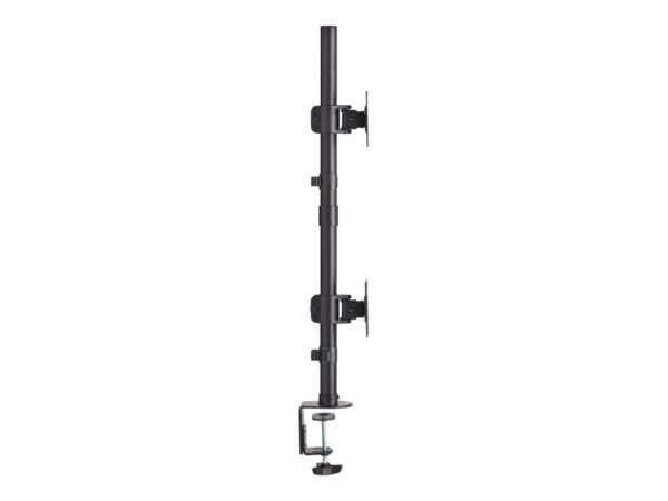 EATON TRIPPLITE Dual Vertical Flat-Screen Desk Stand/Clamp Mount 15inch to 27inch Flat-Screen Displays