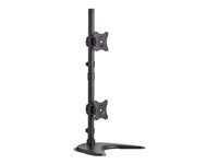 EATON TRIPPLITE Dual Vertical Flat-Screen Desk Stand/Clamp Mount 15inch to 27inch Flat-Screen Displays