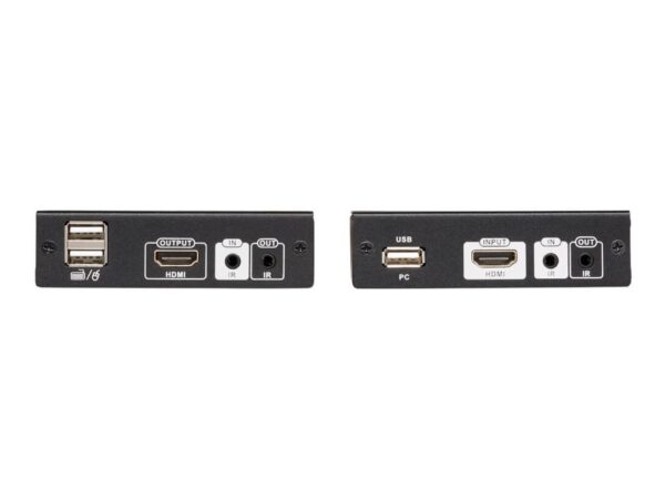 EATON TRIPPLITE HDMI HDBaseT KVM Console Extender over Cat6 2 USB Ports IR 4K 30Hz 130ft. 1080p 230ft.