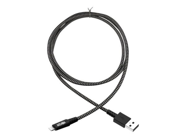 EATON TRIPPLITE Heavy-Duty USB-A to Lightning Sync/Charge Cable MFi Certified – M/M USB 2.0 3ft. 0.91m