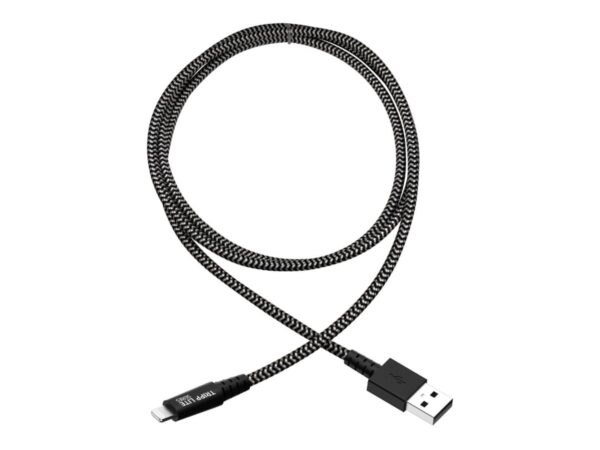 EATON TRIPPLITE Heavy-Duty USB-A to Lightning Sync/Charge Cable MFi Certified – M/M USB 2.0 3ft. 0.91m