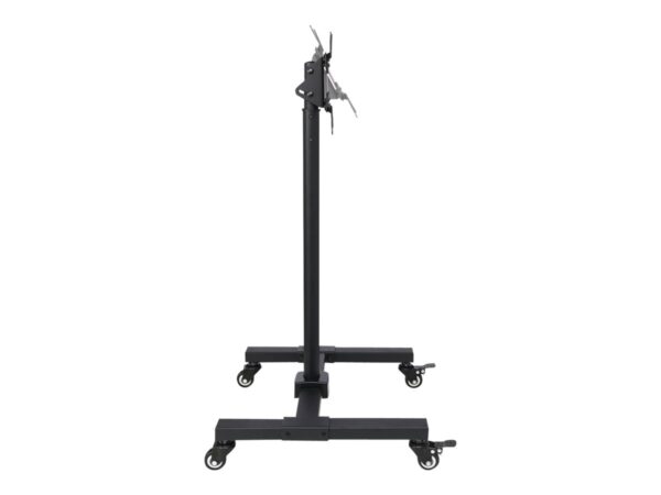 EATON TRIPPLITE Mobile TV Stand – Height Adjustable 13inch to 42inch TVs and Monitors Locking Casters Black