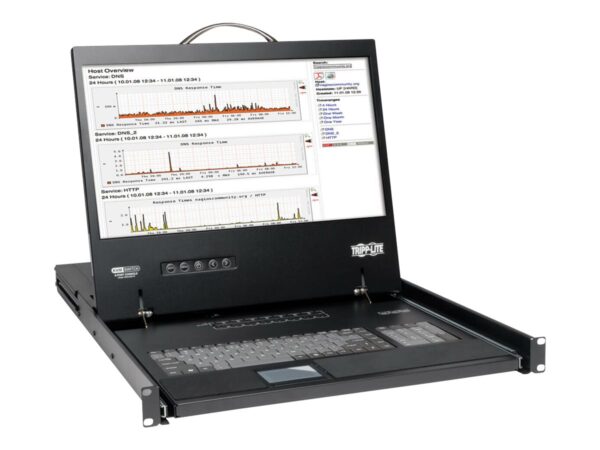 EATON TRIPPLITE NetController 16-Port 1U Rack-Mount Console KVM Switch with 19p LCD