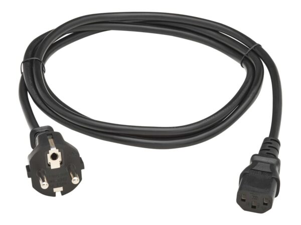 EATON TRIPPLITE PDU Power Cord C13 to Schuko CEE 7/7 – 10A 250V H05VV-F 2M Black