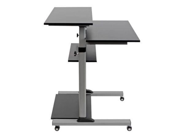EATON TRIPPLITE Rolling Desk TV/Monitor Cart – Height Adjustable