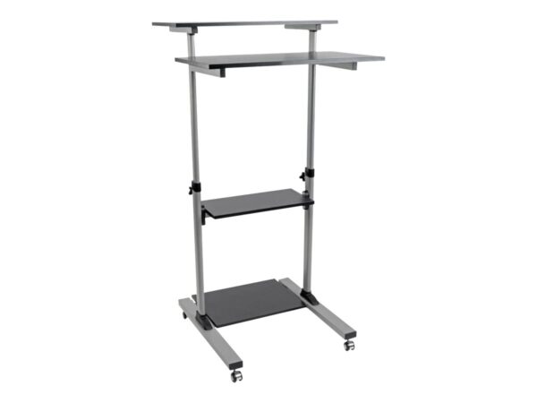 EATON TRIPPLITE Rolling Desk TV/Monitor Cart – Height Adjustable
