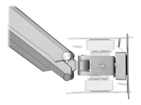 EATON TRIPPLITE Single-Display Flex-Arm Desktop Clamp for 13inch to 34p Displays – USB and Audio Ports Aluminum