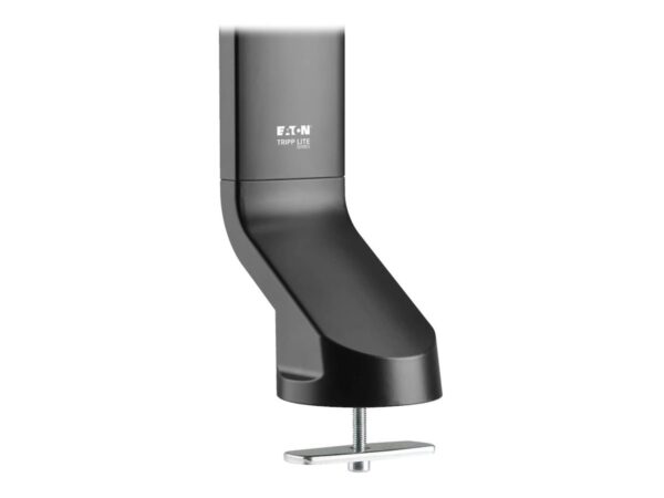 EATON TRIPPLITE Single-Display Monitor Arm with Desk Clamp and Grommet – Height Adjustable 17p to 32p Monitors